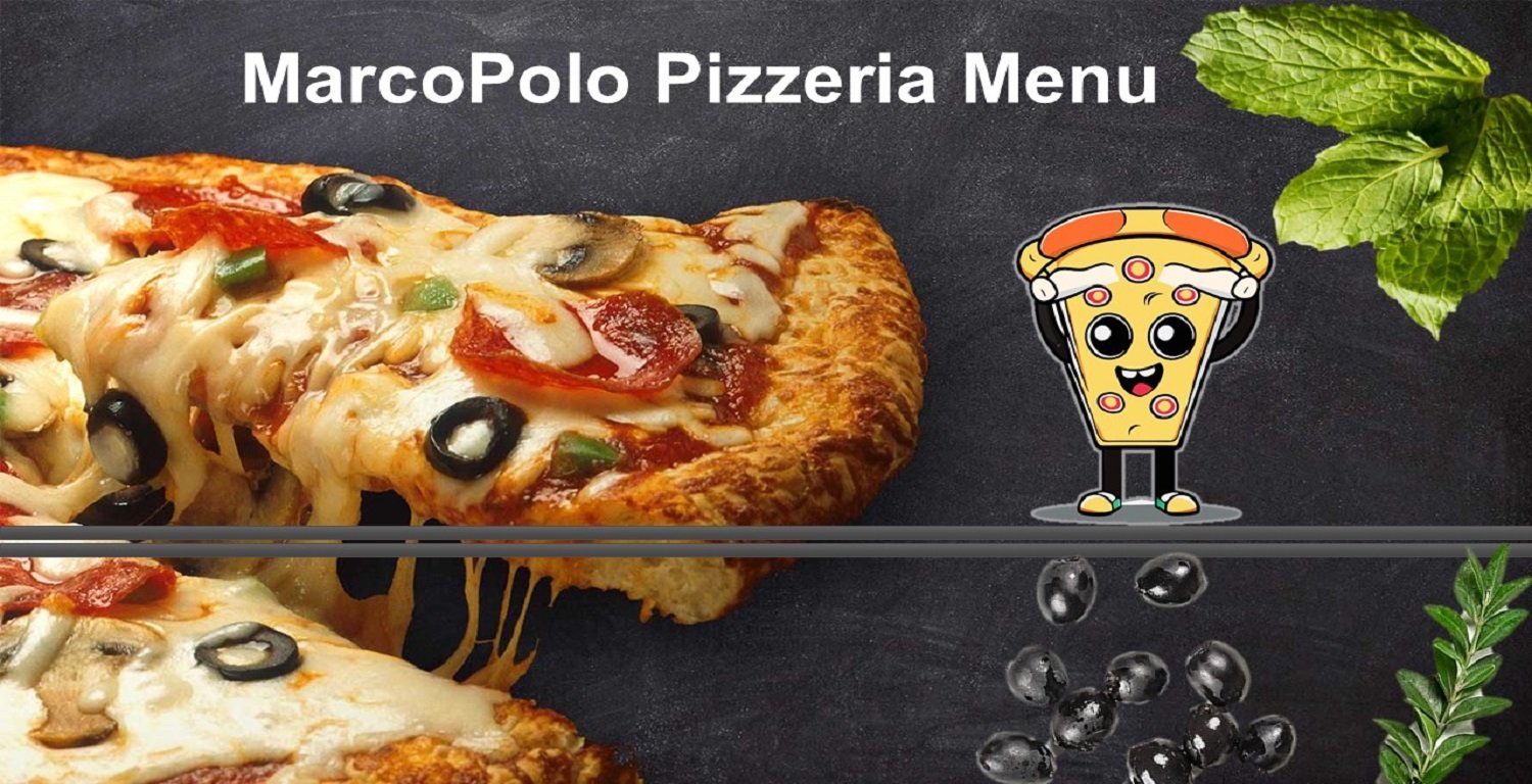 Marcolo Polo pizza Menu
